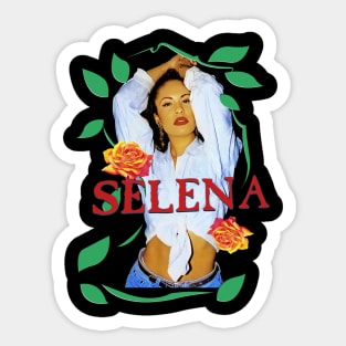 Sexy Girl And Flower Sticker